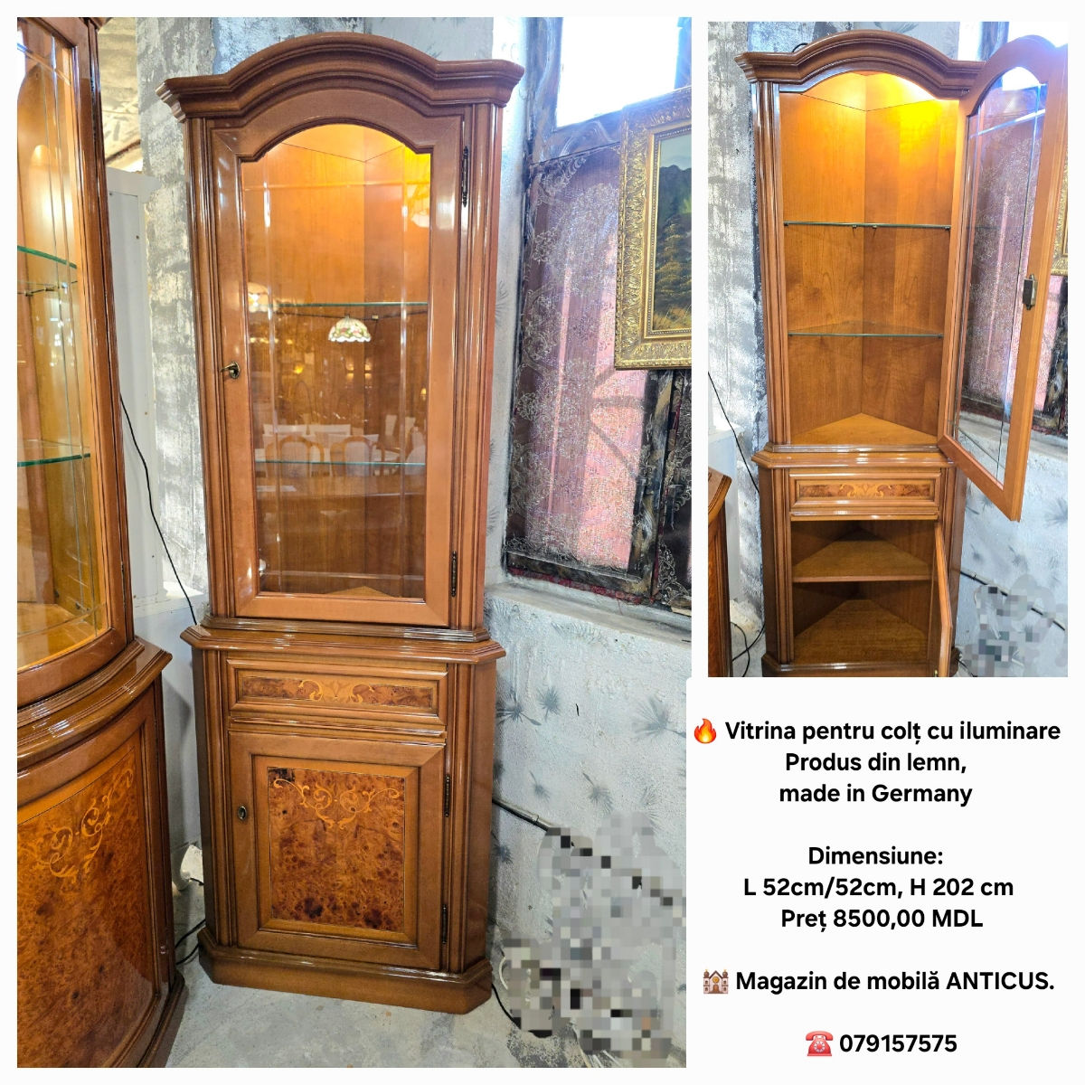 Vitrina, dulap, bufet, dresoir, comod, буфет-витрина, сервант, буфет из массива дерева , комоды фото 19