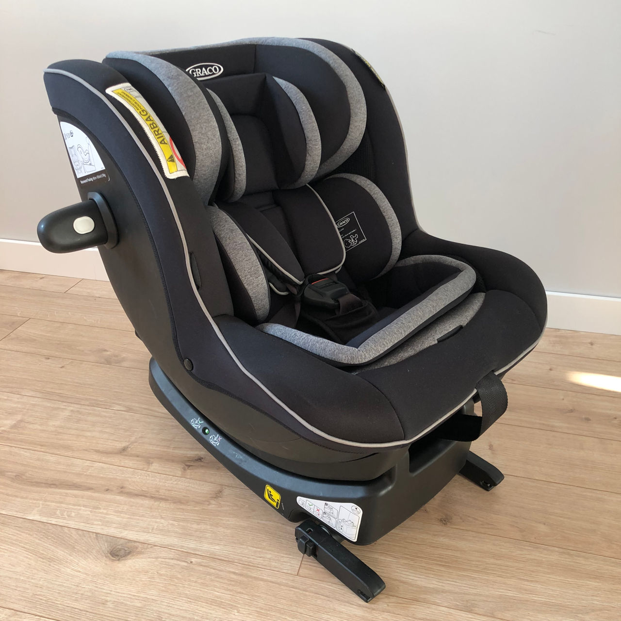 Scaun auto Graco Ascent i-Size Black + Baza Isofix 0-19 kg foto 0