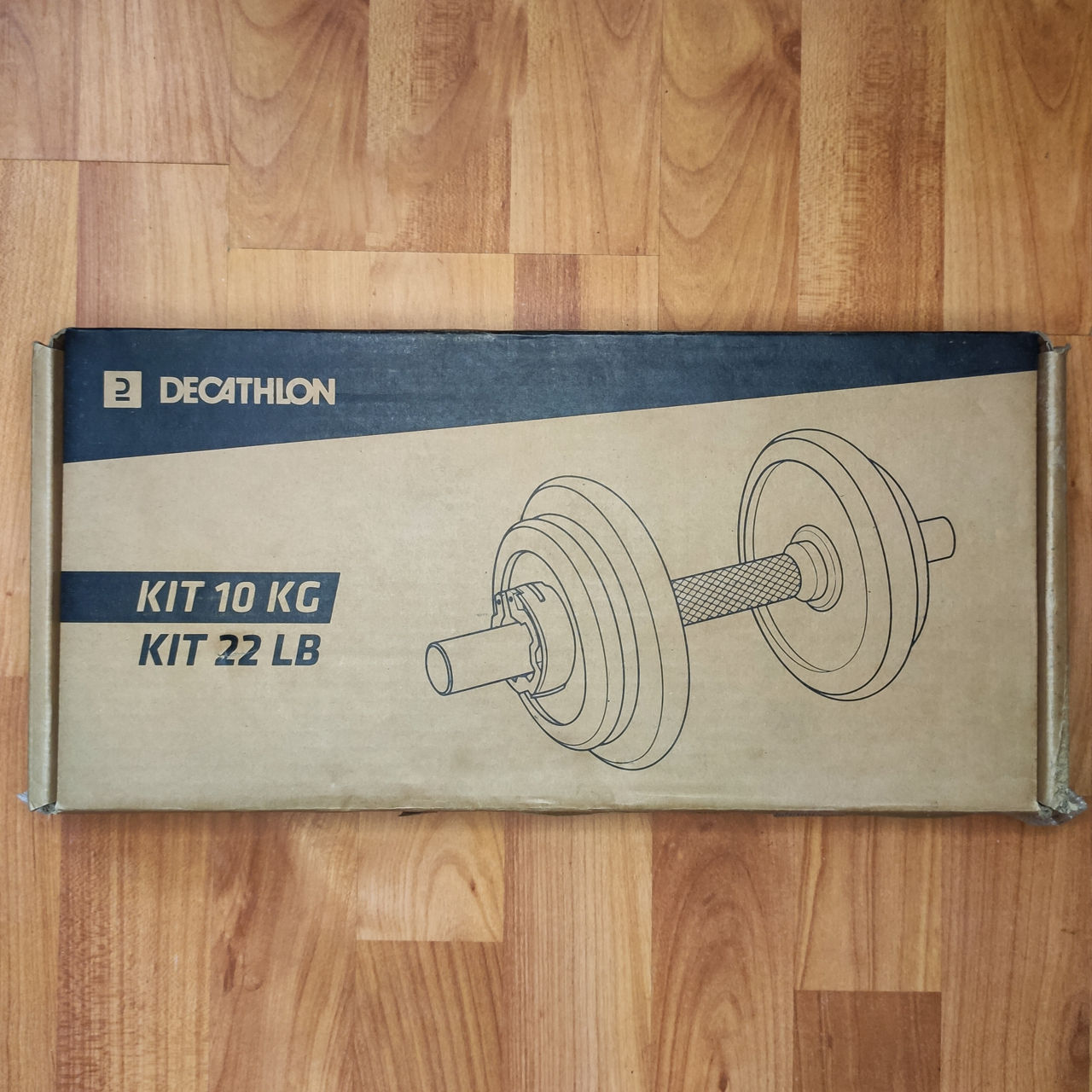 Decathlon Регулируемая гантель 10 кг фото 2