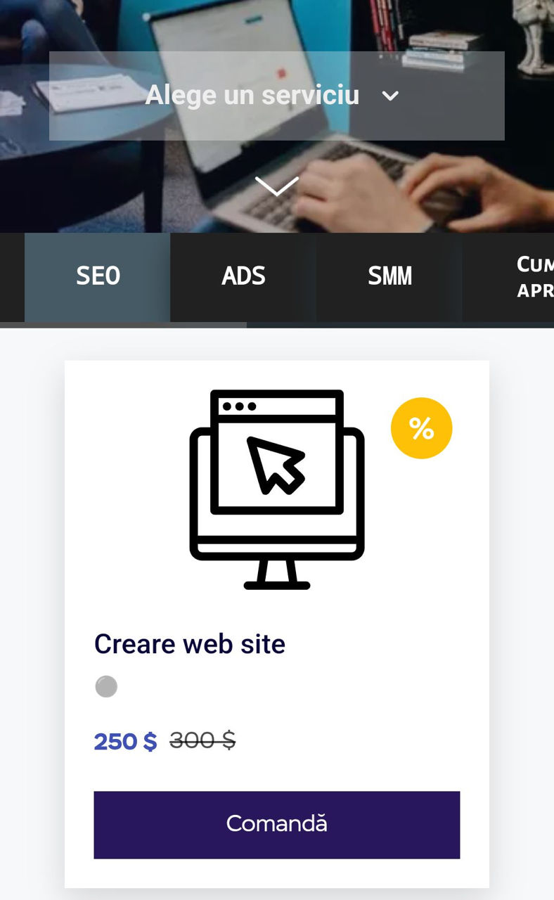 Servicii de creare website  foto 1