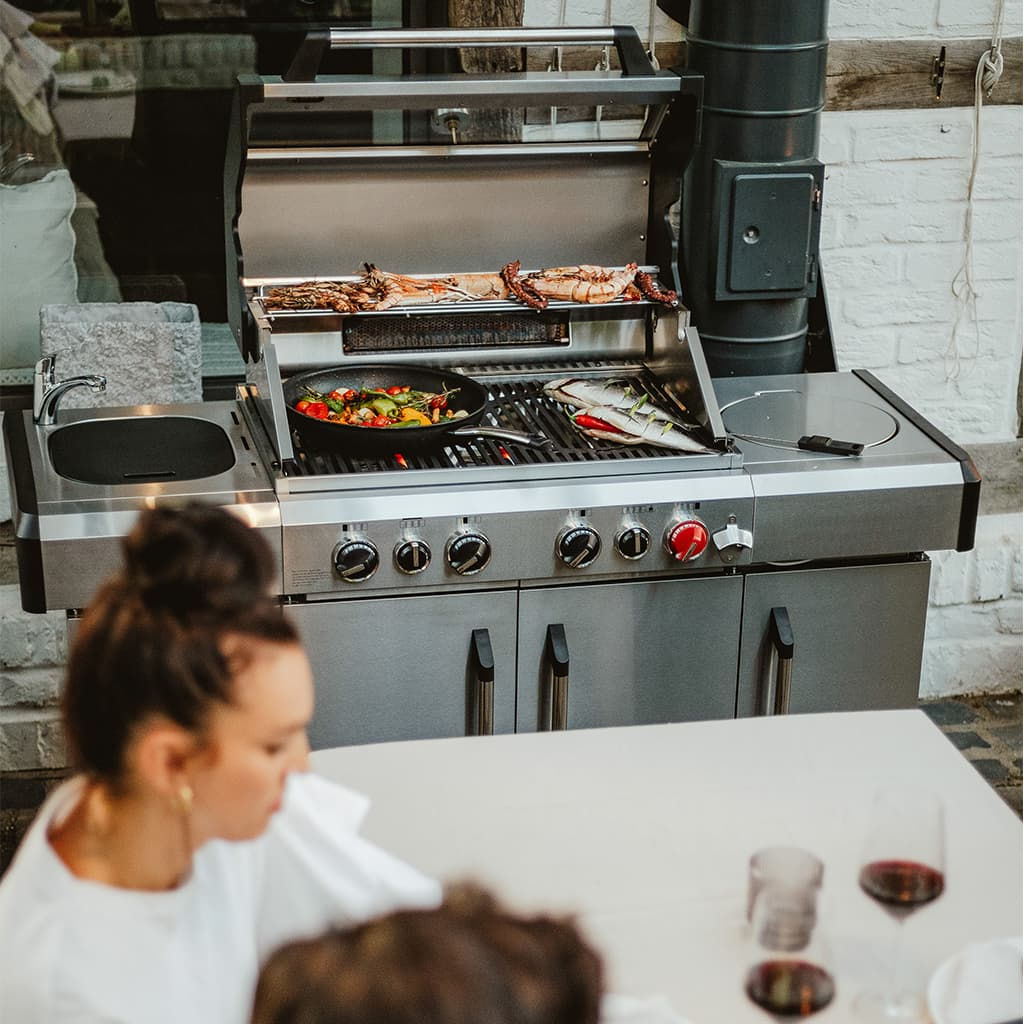 Gratare pe gaz Enders Kansas II Pro 4 SIK Profi Turbo Bucatarie foto 4