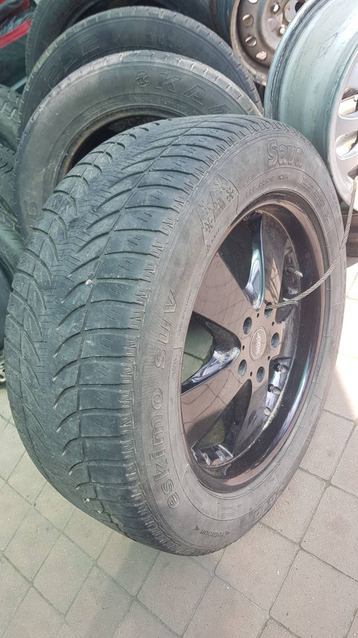 Discuri range Rover cu cauciucuri 255/55/r18 ms foto 4