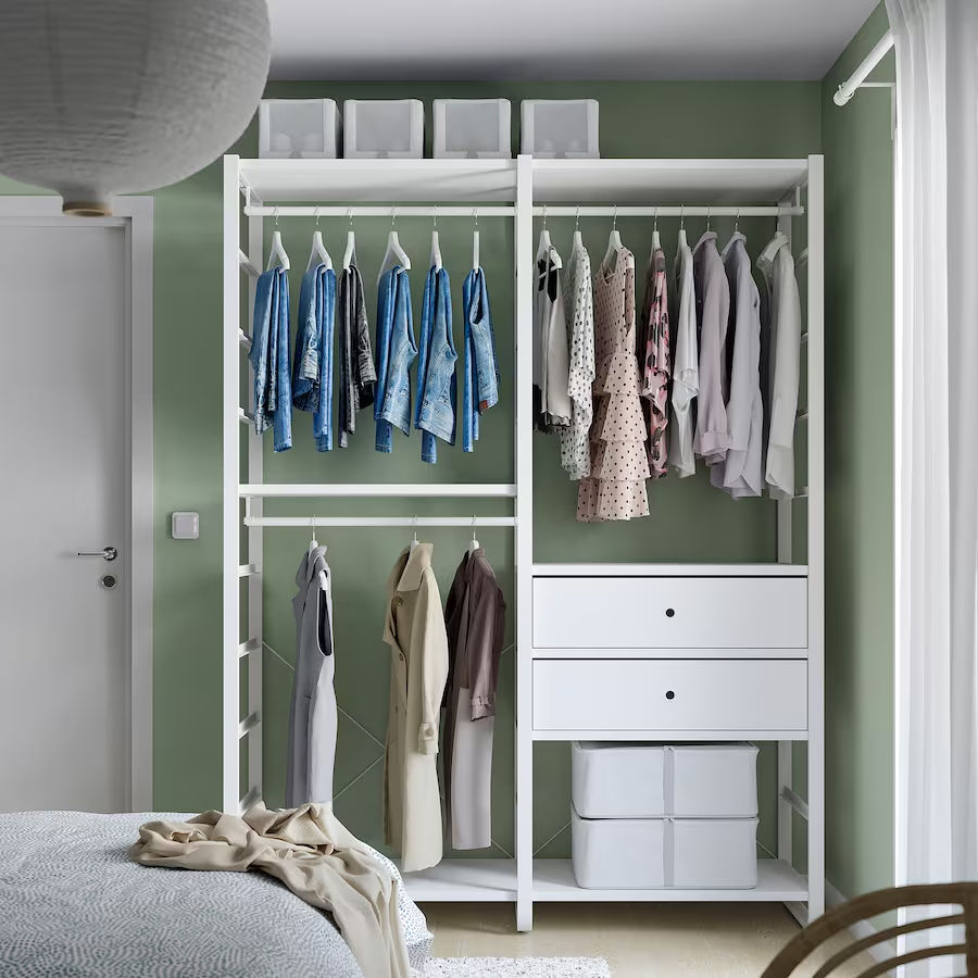 Dulap-sistem de depozitare Ikea Elvarli 165x55x216 foto 0