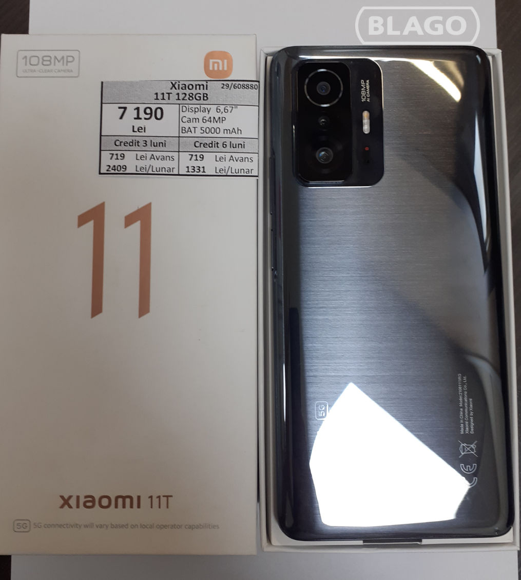 Xiaomi 11T 8/128 Gb 7190 lei