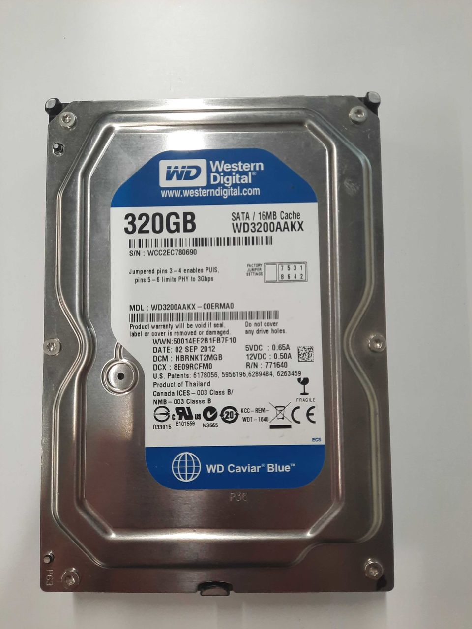 HDD Western Digital 320 Gb