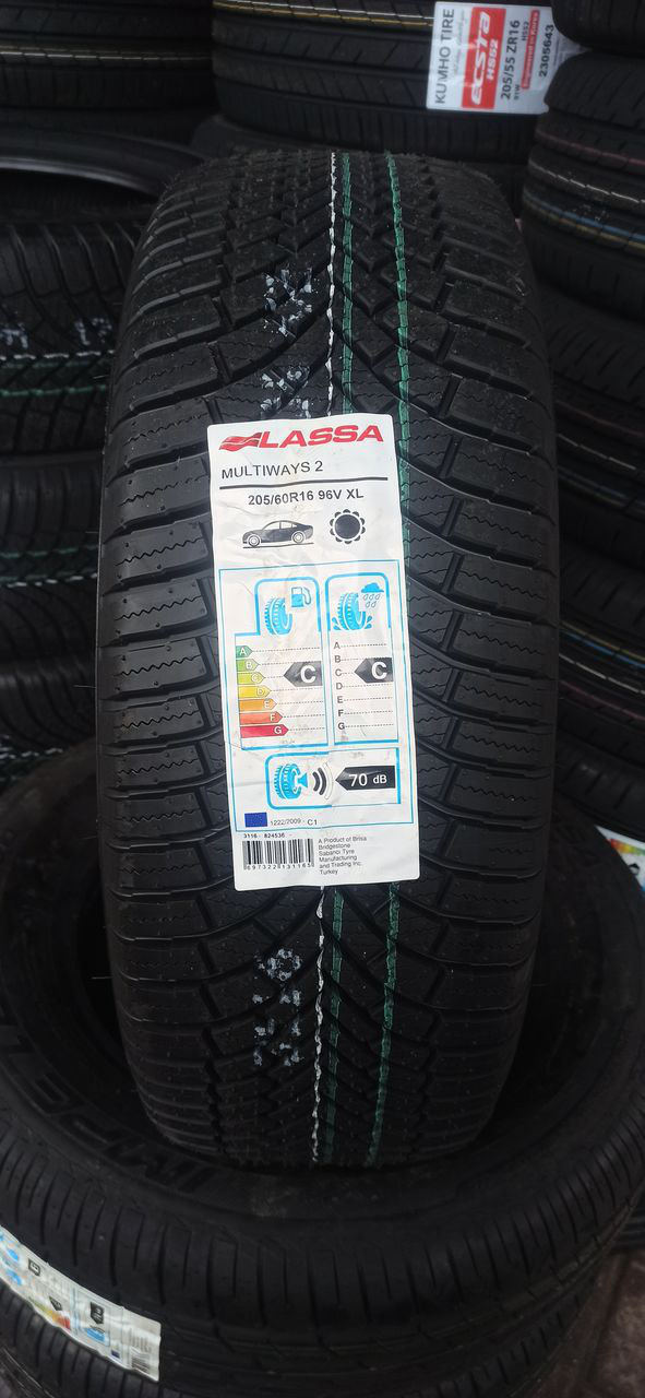 205/60 R16  Lassa Multiways 2 всесезонка - 1250 лей foto 0