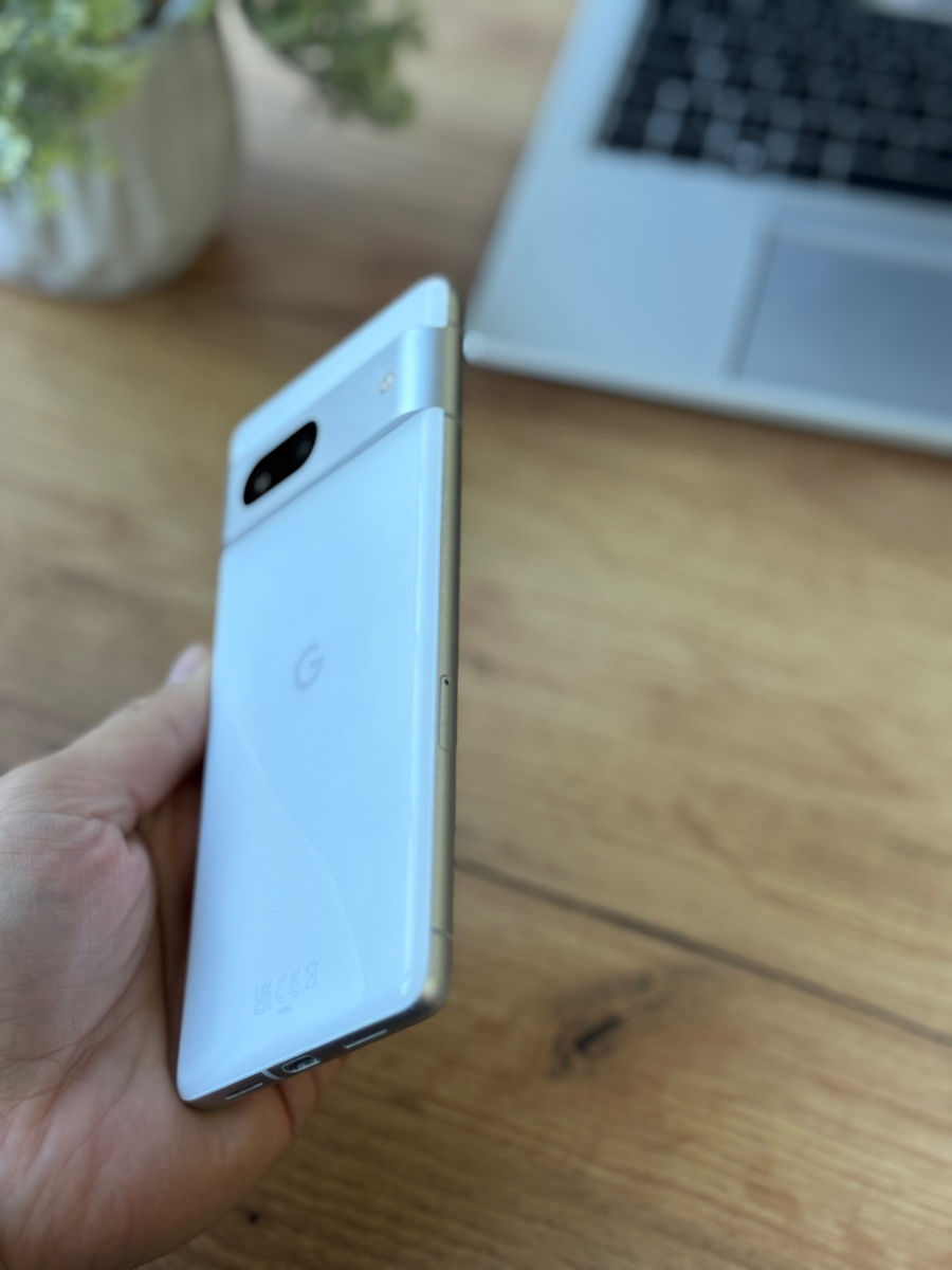 Google Pixel 7 128gb white , original ! Lucreaza perfect ! foto 2