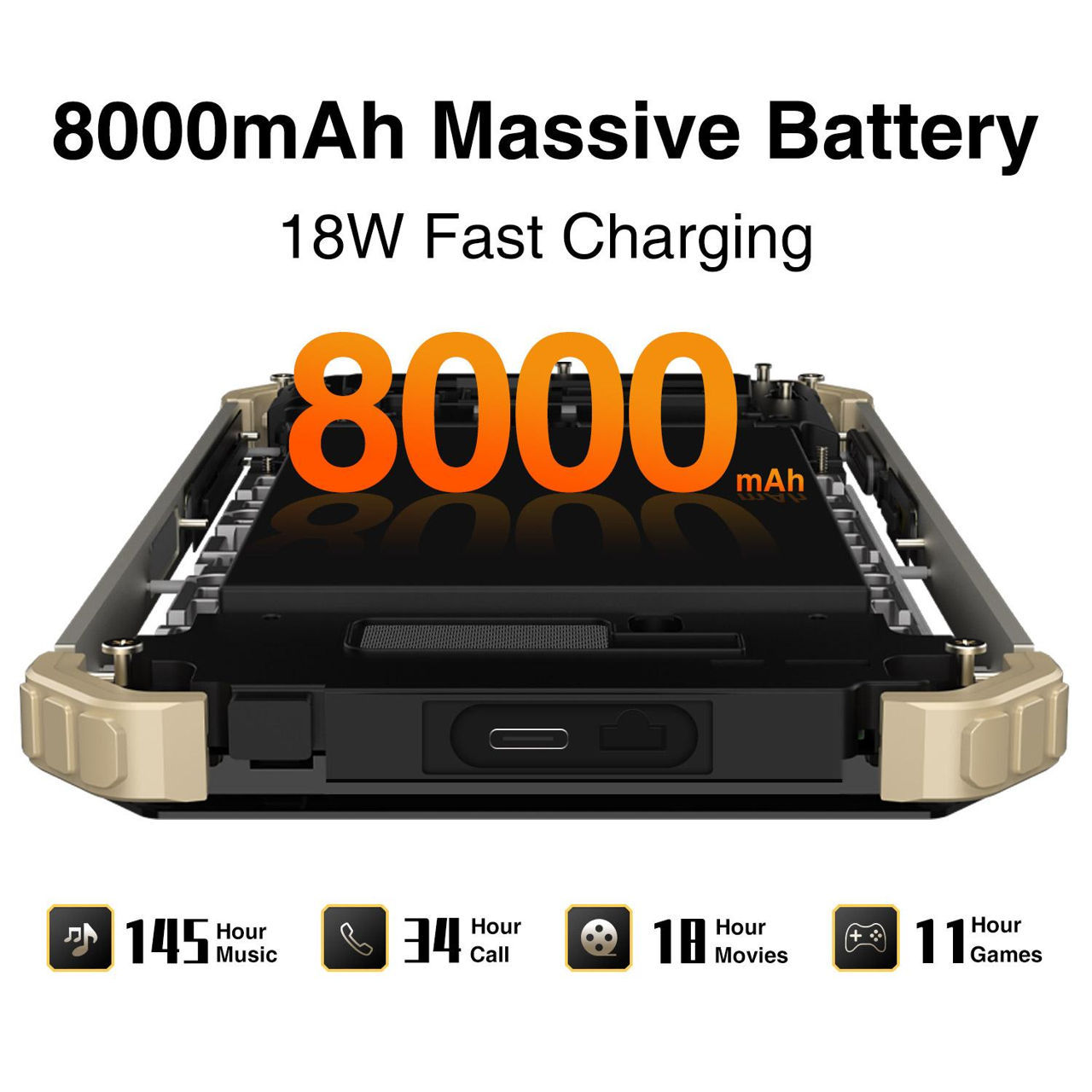 Новый защищенный смартфон Oukitel F-150. Мощная защита от ударов и падений. Водонепронецаем-АКБ-8000 foto 2