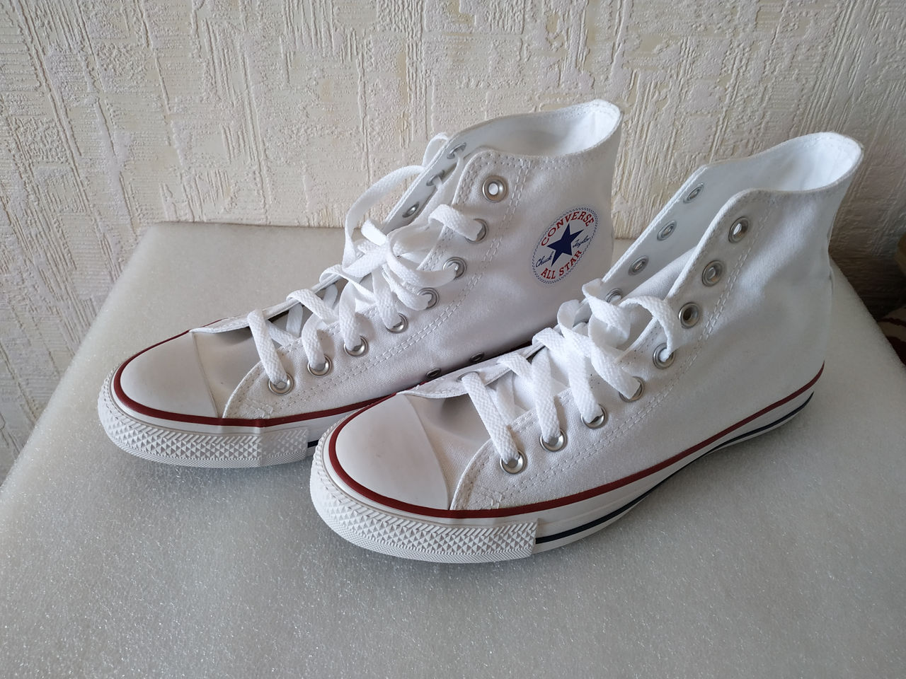 Кеды новые Converse All Star белые высокие  foto 0