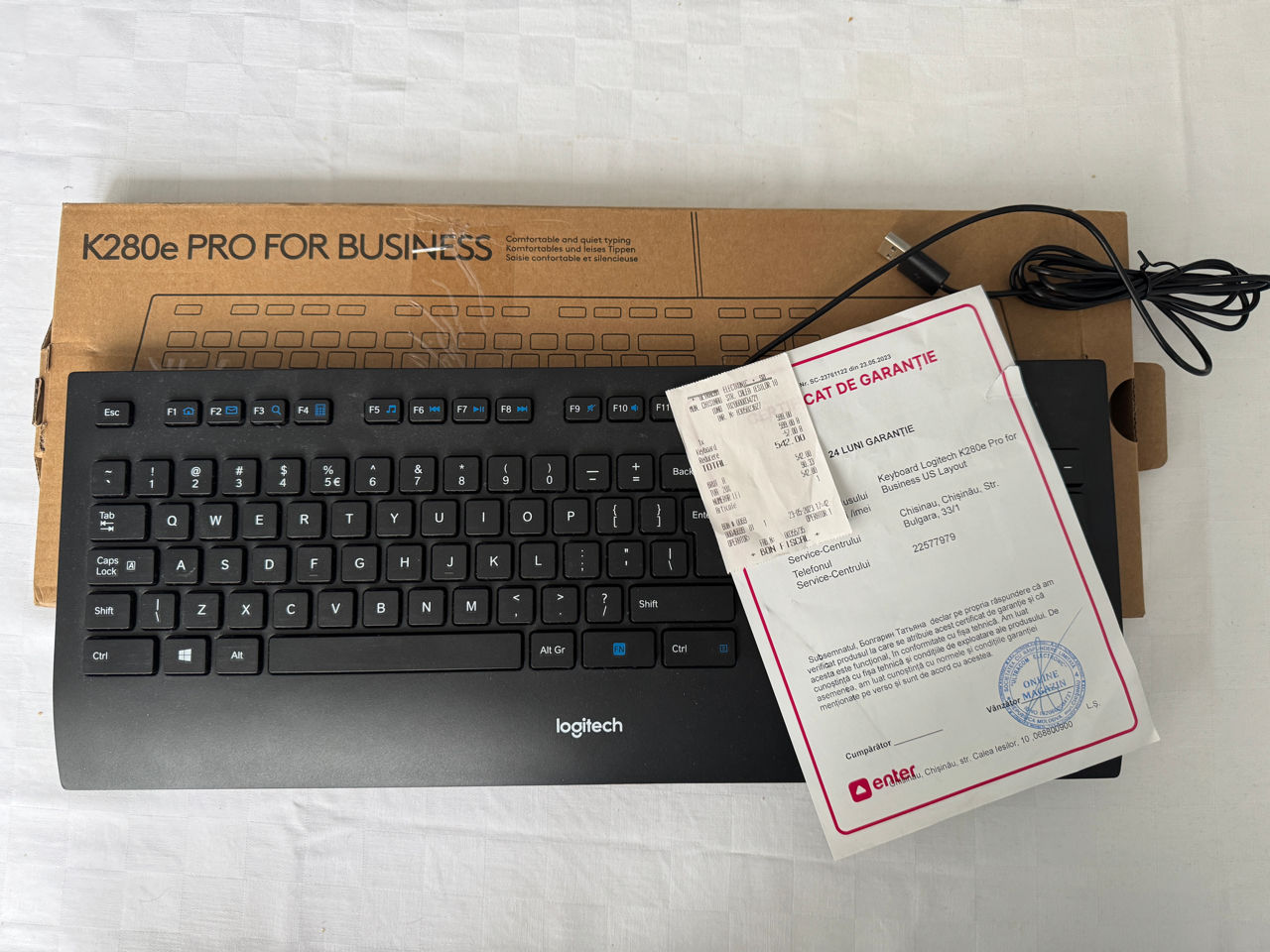 Клавиатура Logitech K280e Pro. (Почти новая, на гарантии). фото 1