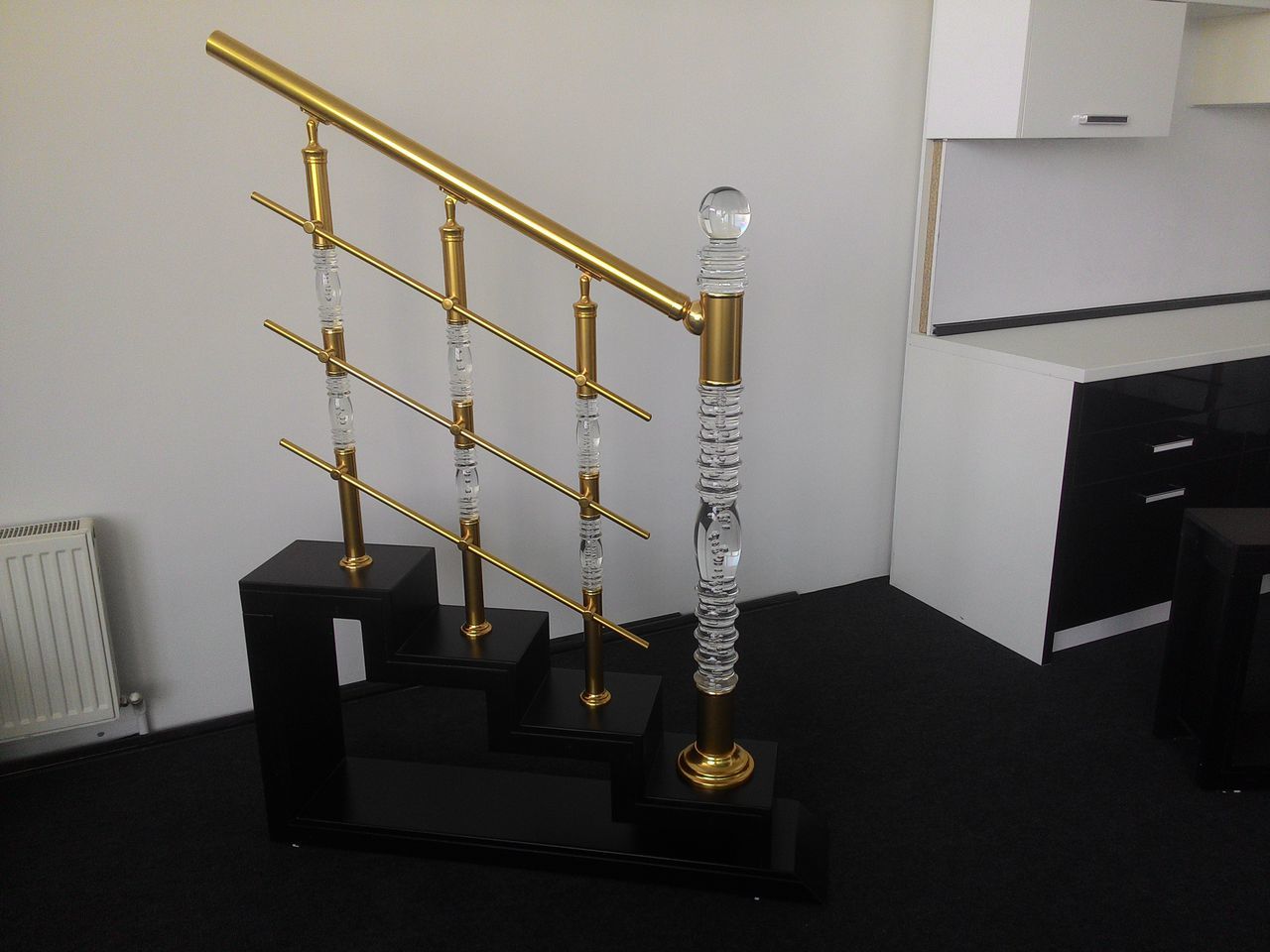 Balustrade din plexiglas combinate cu inox sau aluminiu !!! foto 4