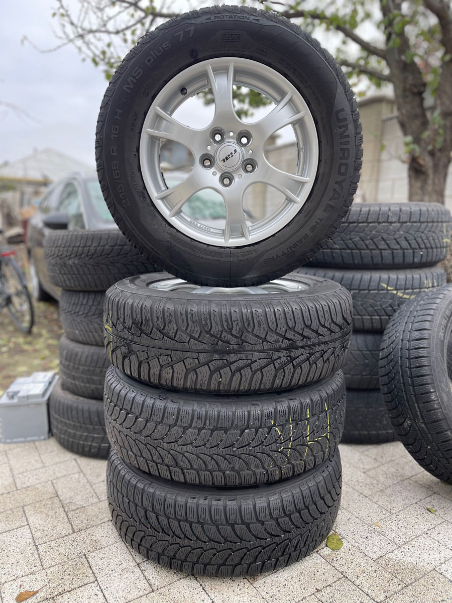 Discuri 5x114.3 r16 cu anvelope 215x65r16 фото 1