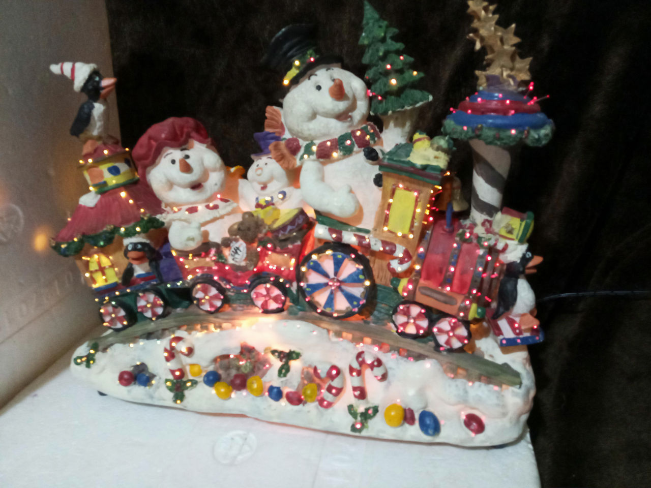 Рождественский паравозик.Puleo Tree Co., Incorporating.Made in USA. 2002 год.Большой42Х34 см.Тя