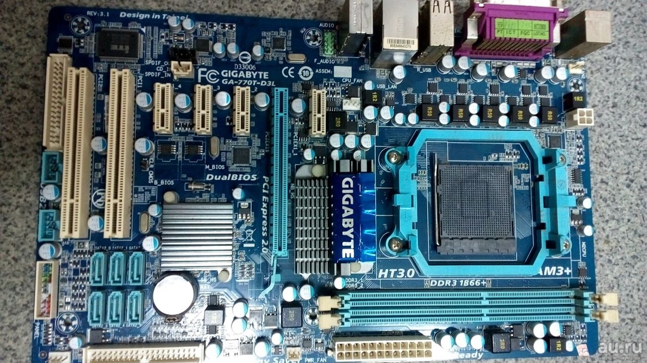 Gigabyte ga 770t d3l v1 разгон