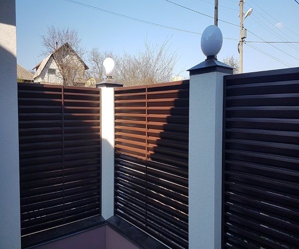 Gard din lamele metalice zincate. foto 7