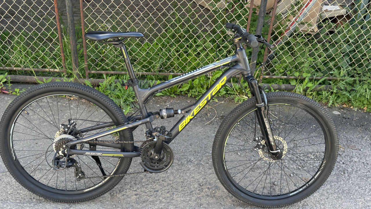 Не дорого. Горный велосипед Bikerstar Sity Cross. Настоящее немецкое качество! фото 0