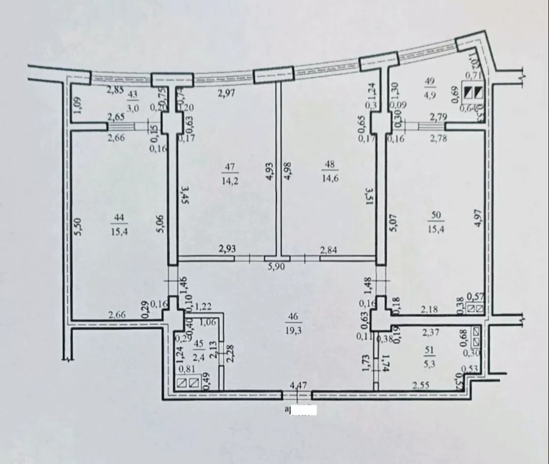 Apartament cu 3 camere, 93 m², Ciocana, Chișinău foto 2