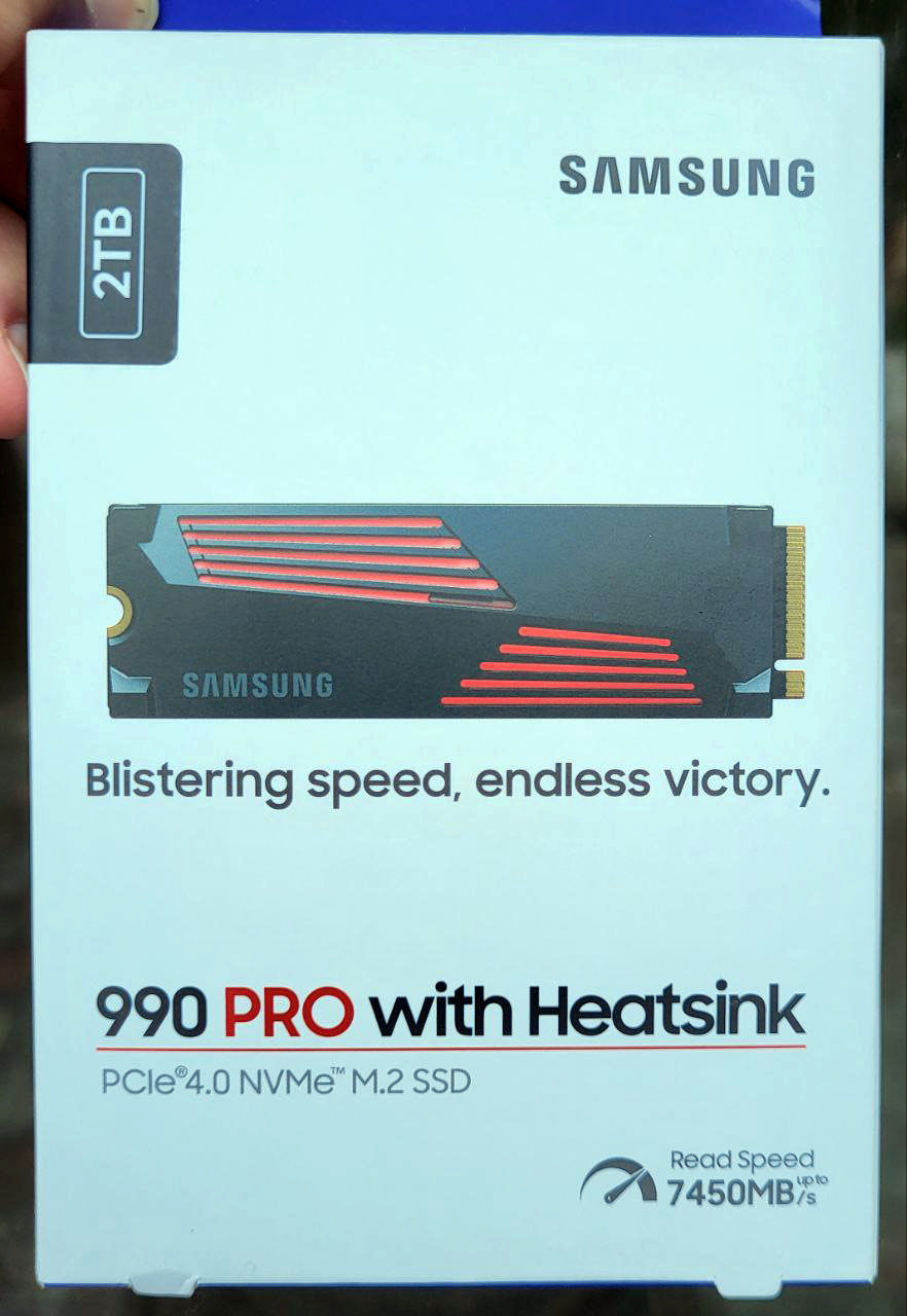 Новый SSD M2 Samsung 990 PRO на 2Tb (c радиатором)