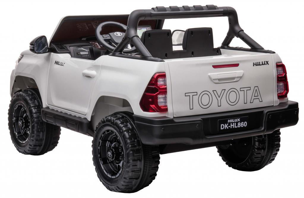 Mașină electrică pentru copii Toyota Hilux HL860 (alb/negru) / Детский электромобиль Toyota Hilux foto 3