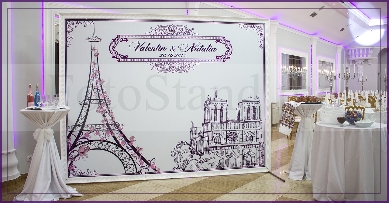 Fotopanou Pentru Nunta Decor Cu Baloane Panouri Pentru Cumatrii