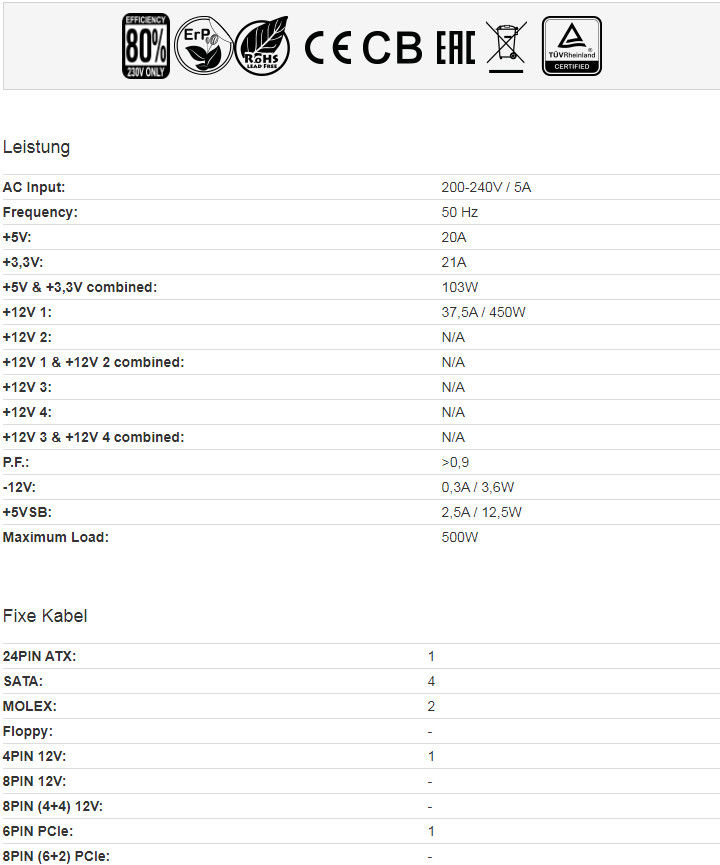 Chieftec Iarena Gpc-500s