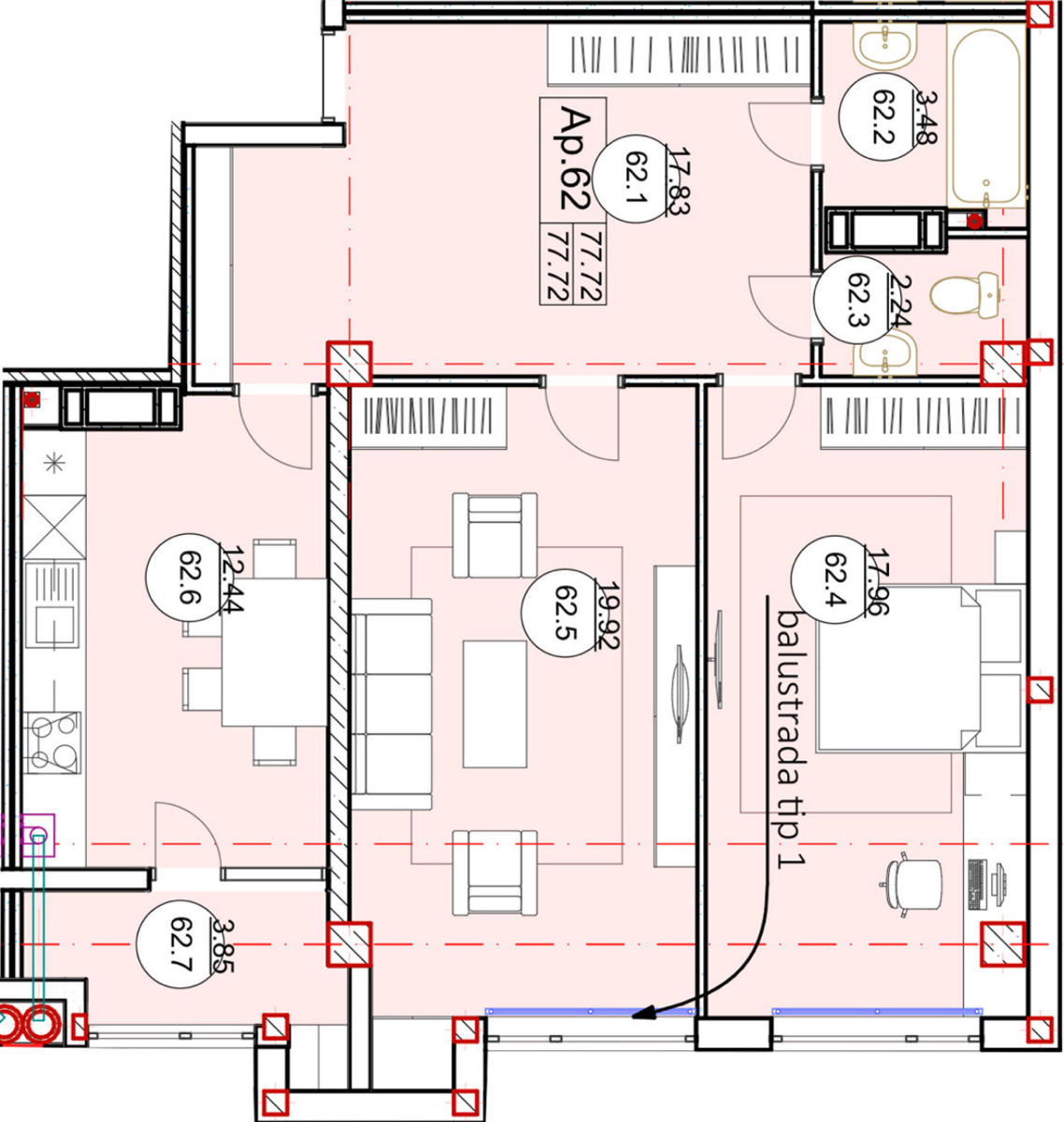 Apartament cu 2 camere,  Centru,  Chișinău mun. foto 1