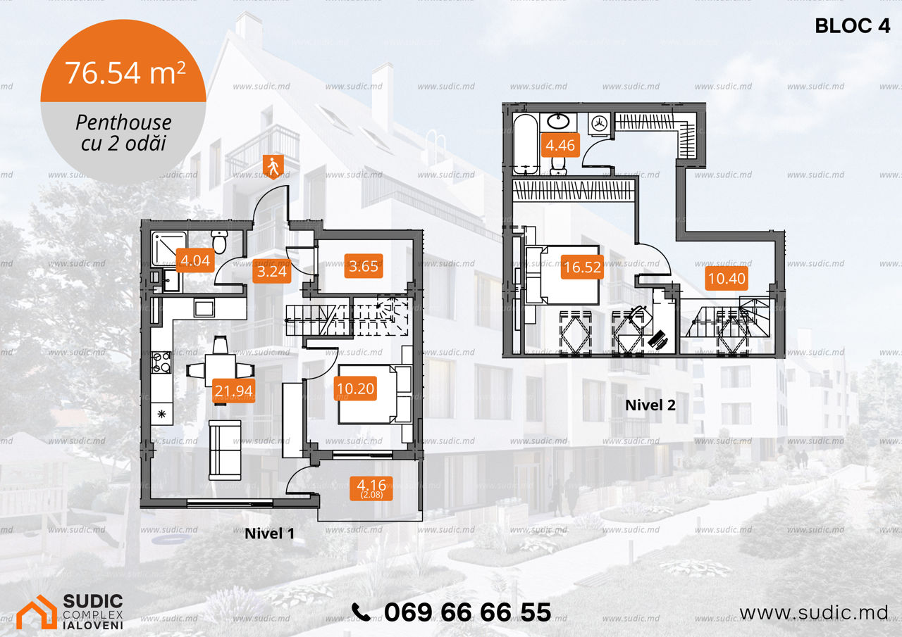 Apartament cu 2 camere,  Telecentru,  Chișinău,  Chișinău mun. foto 3