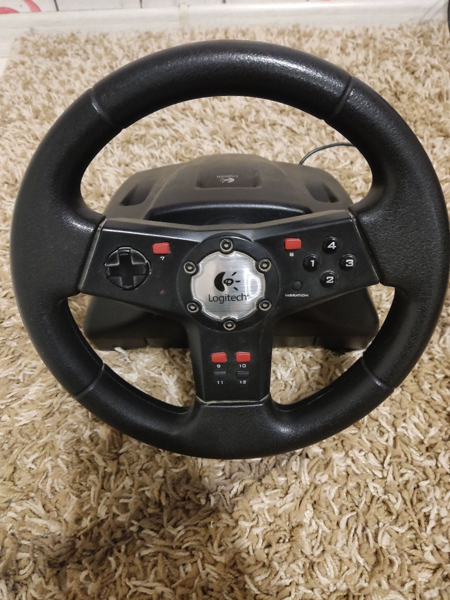 Logitech formula vibration feedback wheel