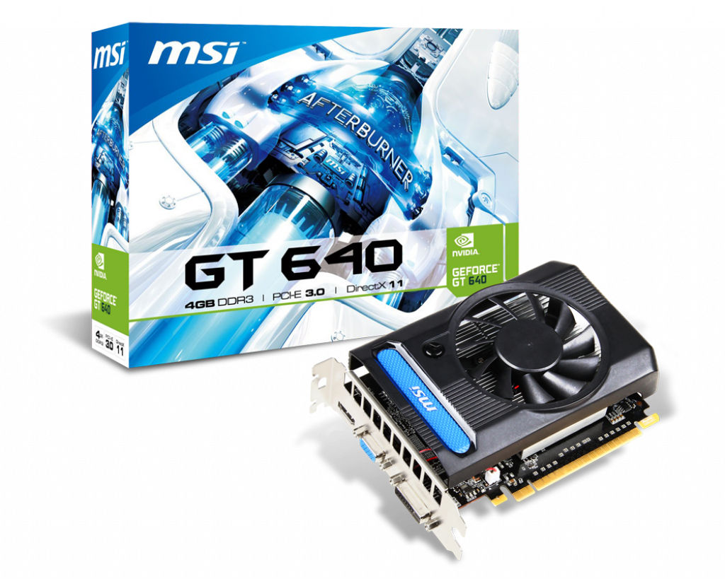 MSI GeForce GT 640 4GB DDR3 128Bit 902/1782Mhz, VGA, DVI-D, HDMI