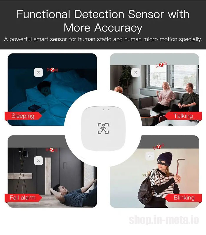 M100 Human presence motion sensor Tuya ZigBee WiFi, Датчик присутствия человека. фото 2