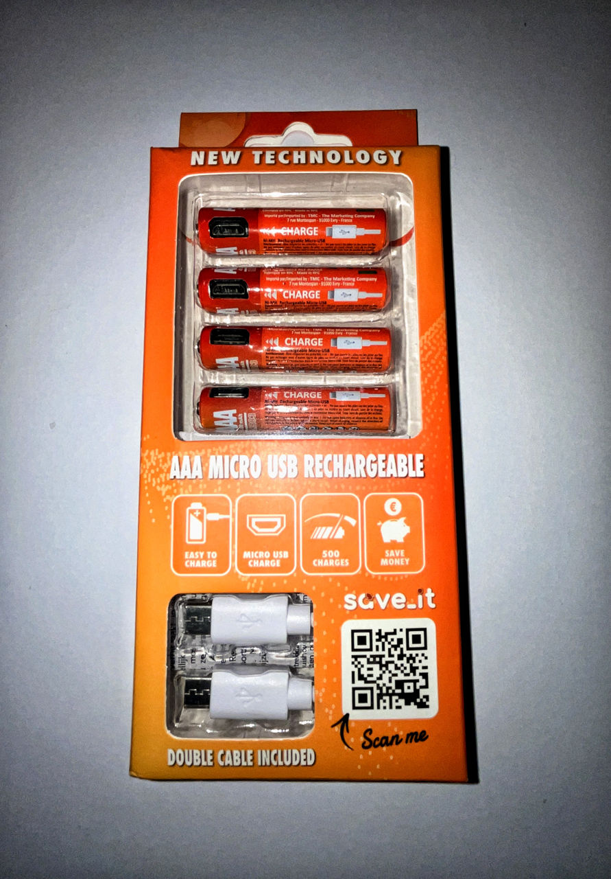 Батарейки с usb зарядкой / Baterii cu încărcare usb