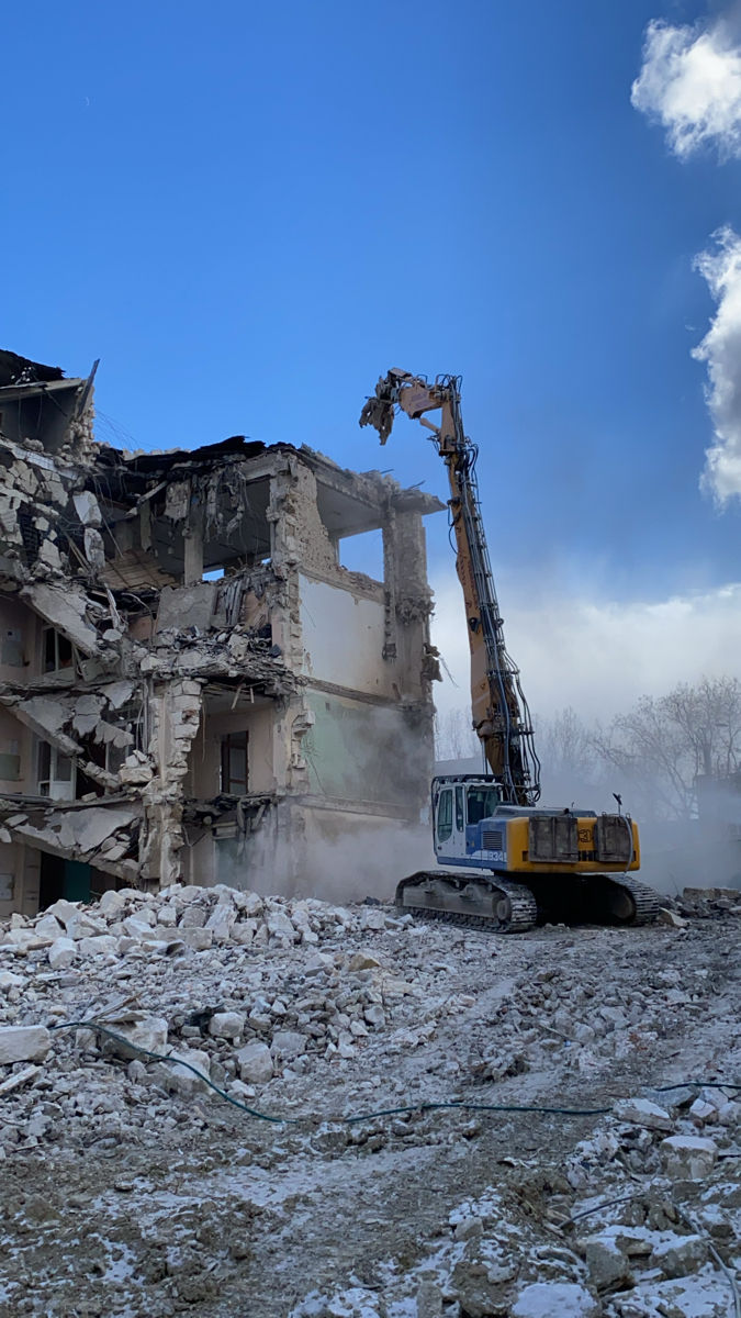 Снос демонтаж зданий  дробилка гидромолот foto 0
