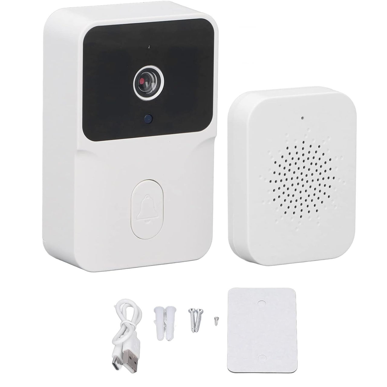 Tuya Smart Home Sonerie WiFi Wireless Camera Video Sonerie Interfon bidirecțional Detectare mișcare foto 3