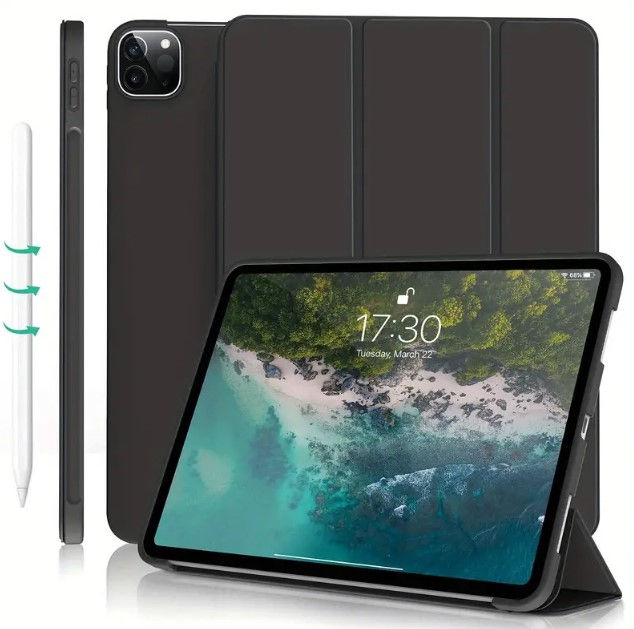 Protector ecran, huse iPad 2025-2015 Pro 12.9 11 10.5 9.7 Air Mini foto 7