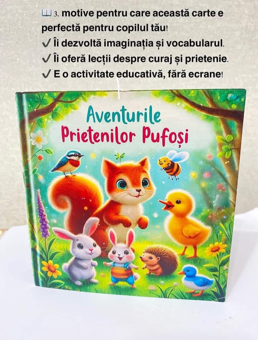 Carte pentru copii – “Aventurile prietenilor pufoși” foto 1