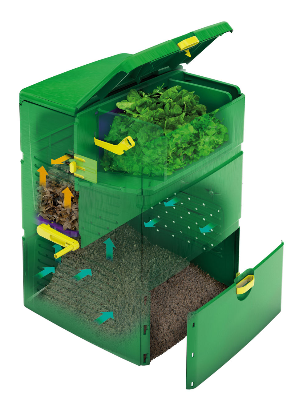 Bokashi: coșuri pentru compostarea deșeurilor organice și accelerator de compostare, lazi de compost foto 0