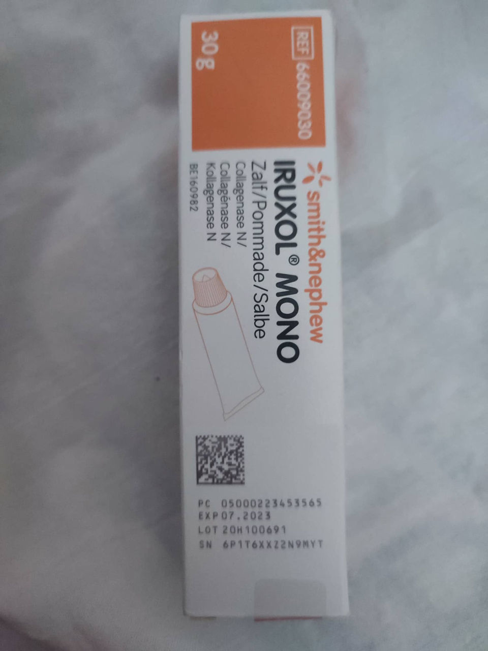 Iruxol Germania / Ируксол Германия 30 мг Диабет Раны ГанГрена Ожоги