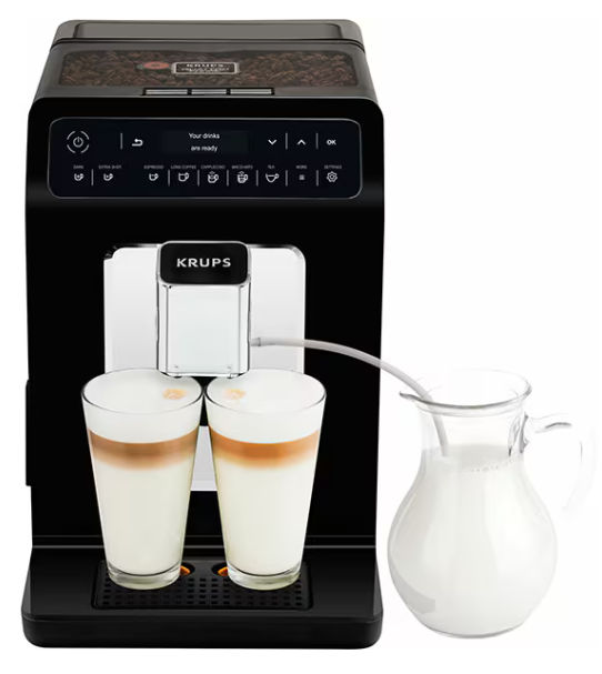 Espressor automat krups evidence ea890810,1450w, 15 bari, rezervor apa 2.5l,rasnita 3 nivele, promo! foto 0