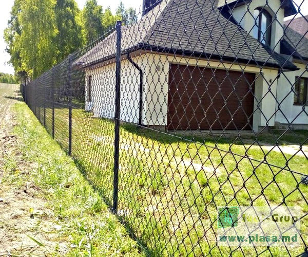 Plasă impletită rabița pentru gard cu inveliş pvc. фото 4