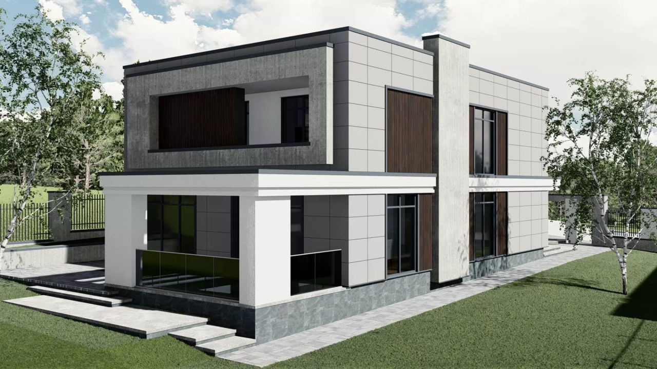 Casă de locuit individuală S+P+E/stil modern/180m2/construcții/arhitect/renovări/reconstrucții foto 1