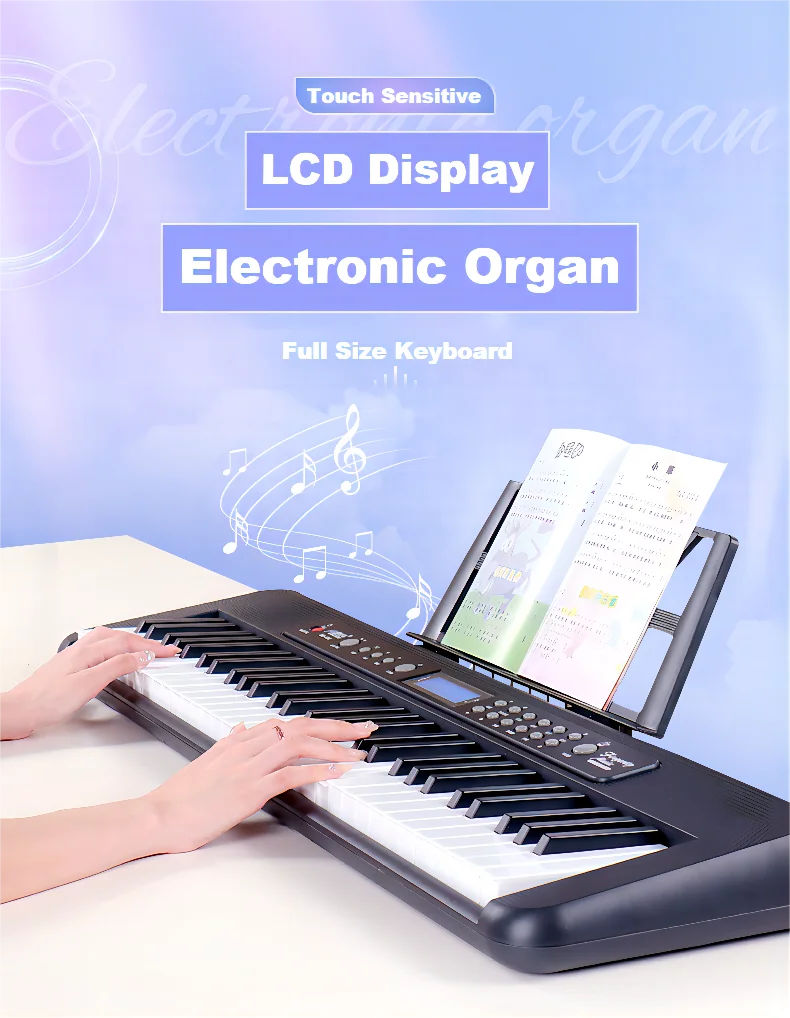 Синтезатор admusic b681 lcd black динамический (новые, гарантия, рассрочка. бесплатная доставка) foto 6