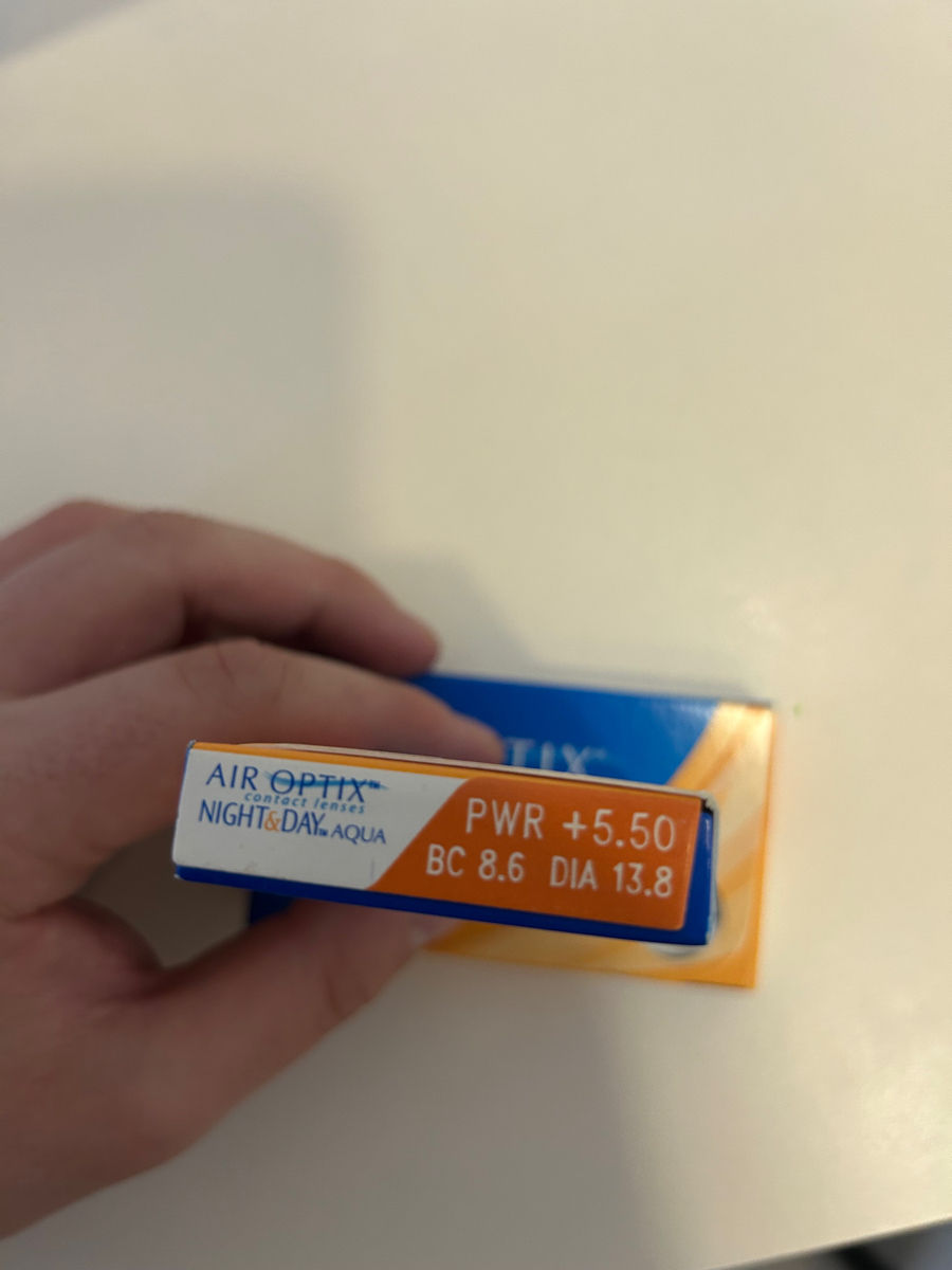 Lentile Air Optix zi si noapte , si ocluzoare  фото 1