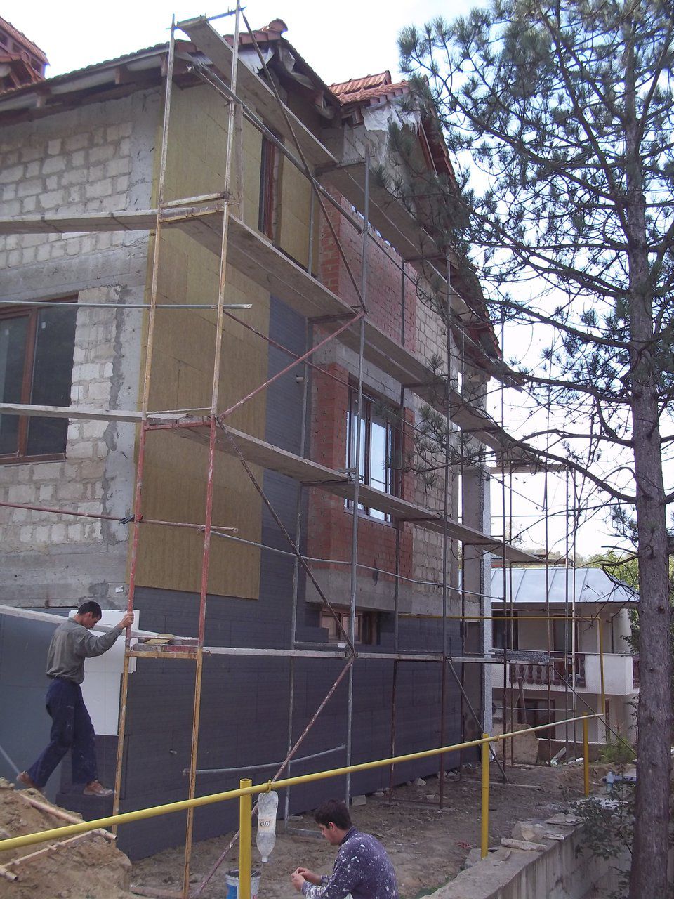 Утепление фасадов минеральной ватой!