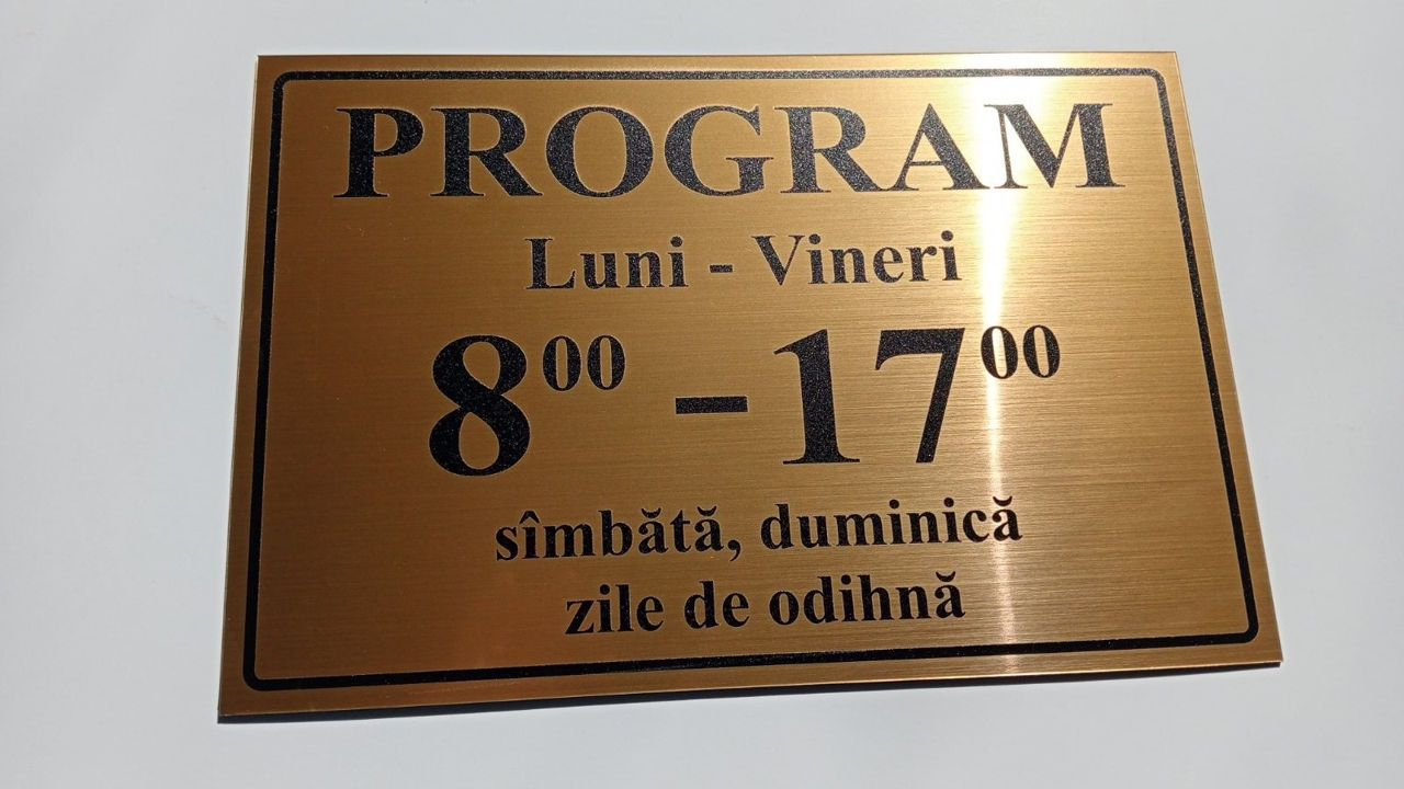 Panouri informative, numere pentru casa,  placute stradale foto 2