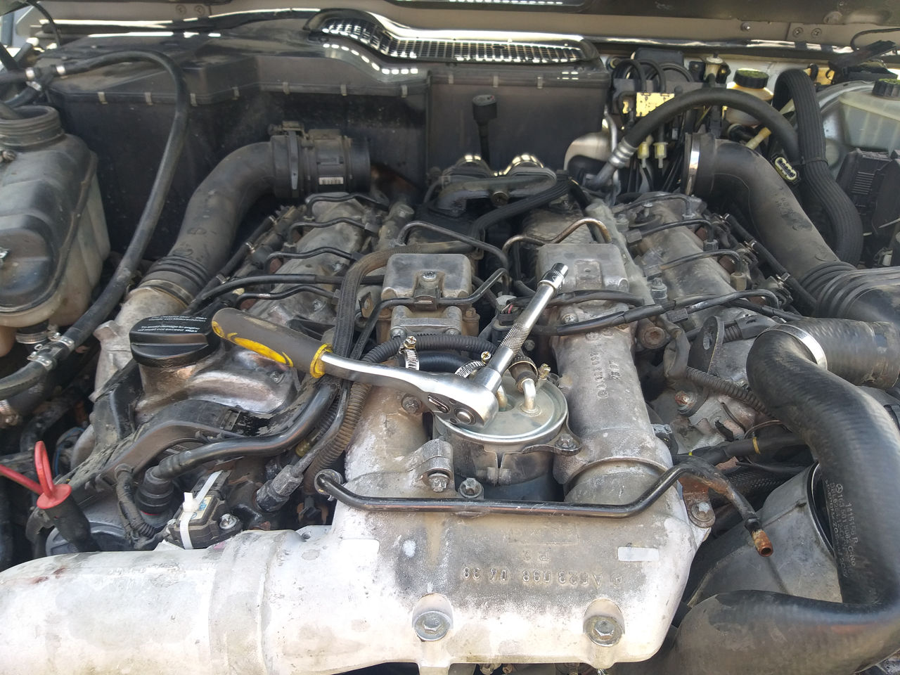 Motor,piese Mercedes om628,400cdi bi turboV8 foto 3