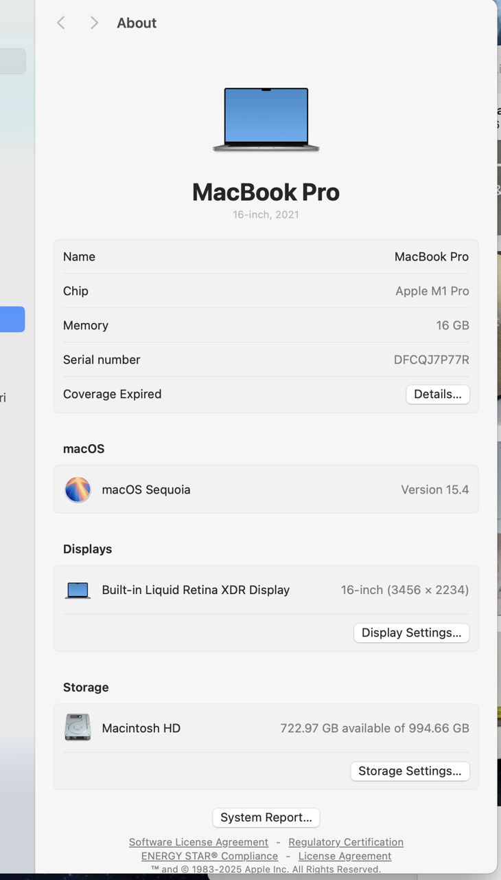 Apple MacBook Pro 16" M1 Pro 16GB 1TB SSD Space Grey  foto 8