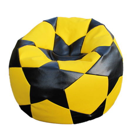 Bean-bag Minge de Fotbal Bean-bag "Football BIG STAR" Black&Yelow Relaxtime foto 1