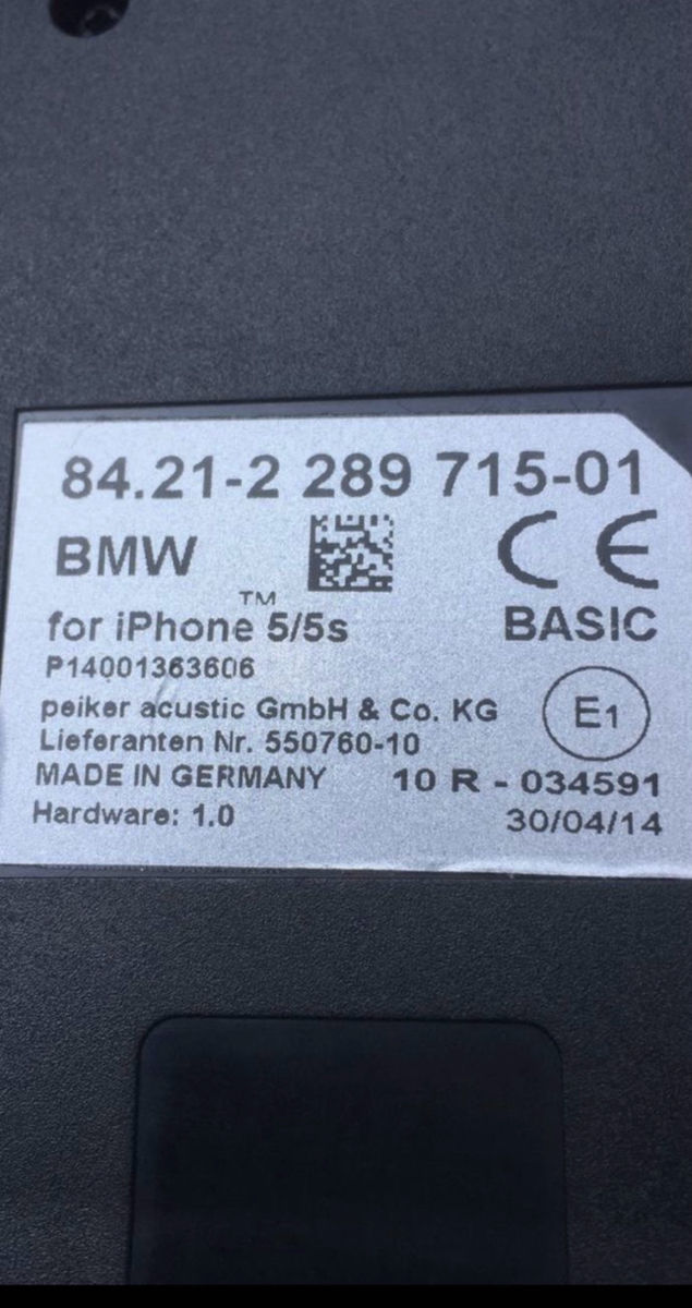 Adapter telefon BMW E60, F10 … ( iPhone 5/5s) переходник ! foto 4