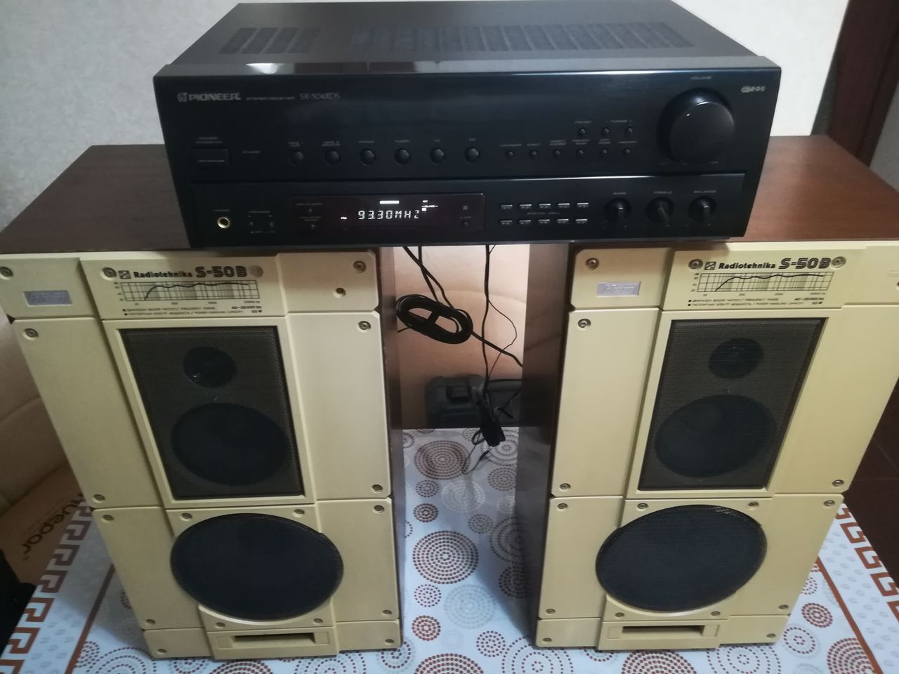 Усилитель Pioneer + колонки Radiotehnika S50, супер комплект
