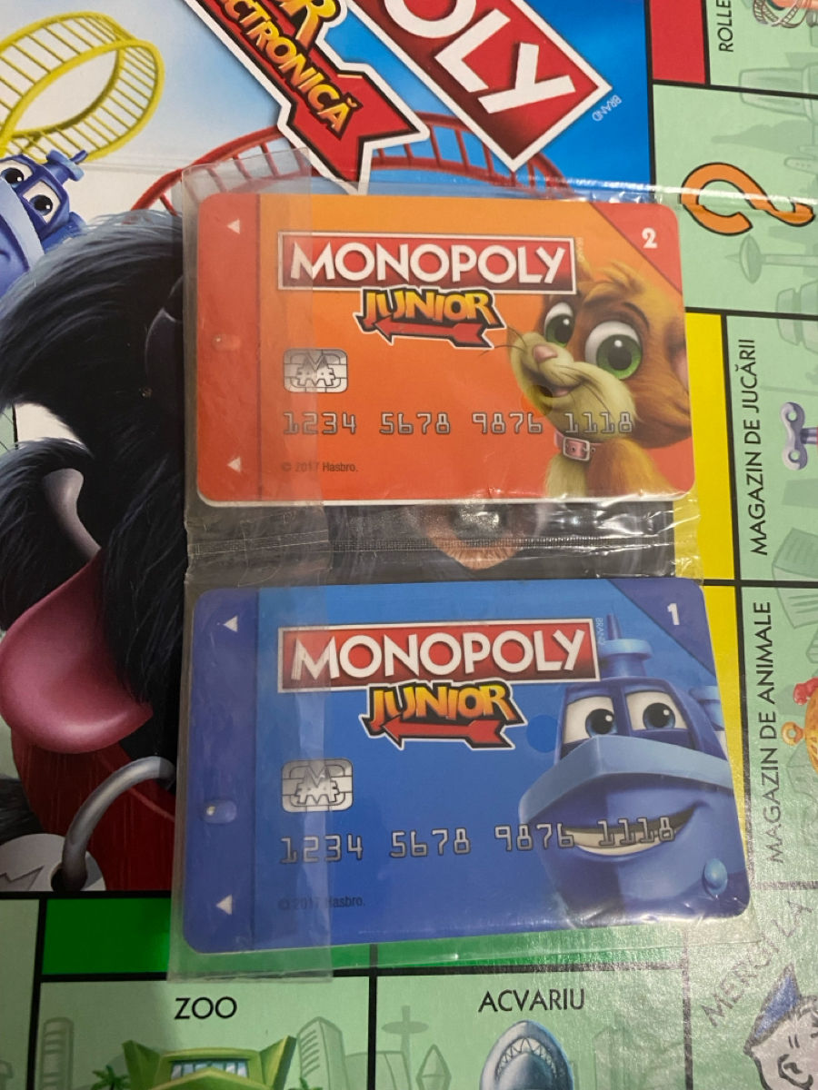 Monopoly junior cu banca electronica  фото 5